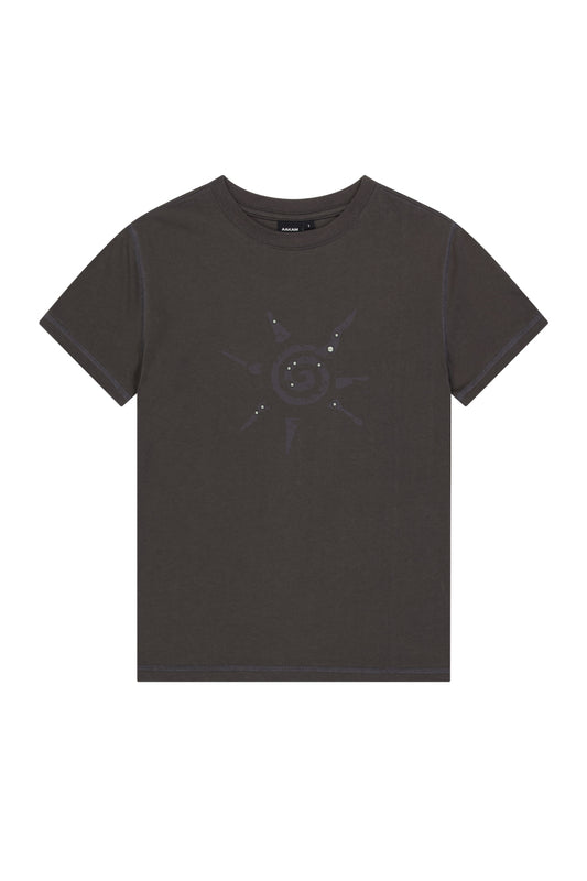 Studded Sun Half Top (Dark Gray)
