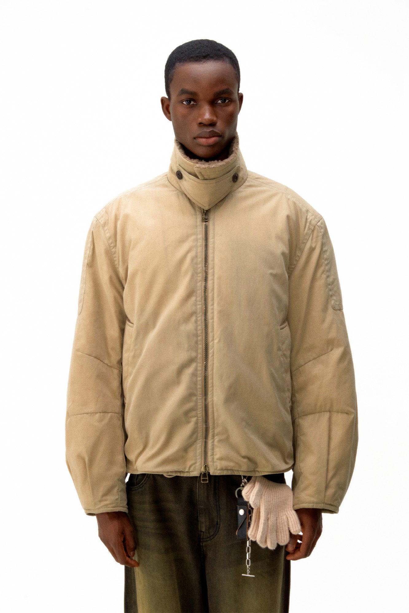 Waxed Cotton Washing Deck Bomber / 2 Color