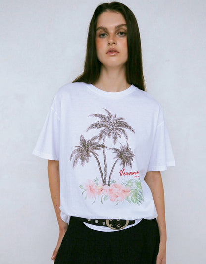 PALM TREE T-SHIRT / 3 Color