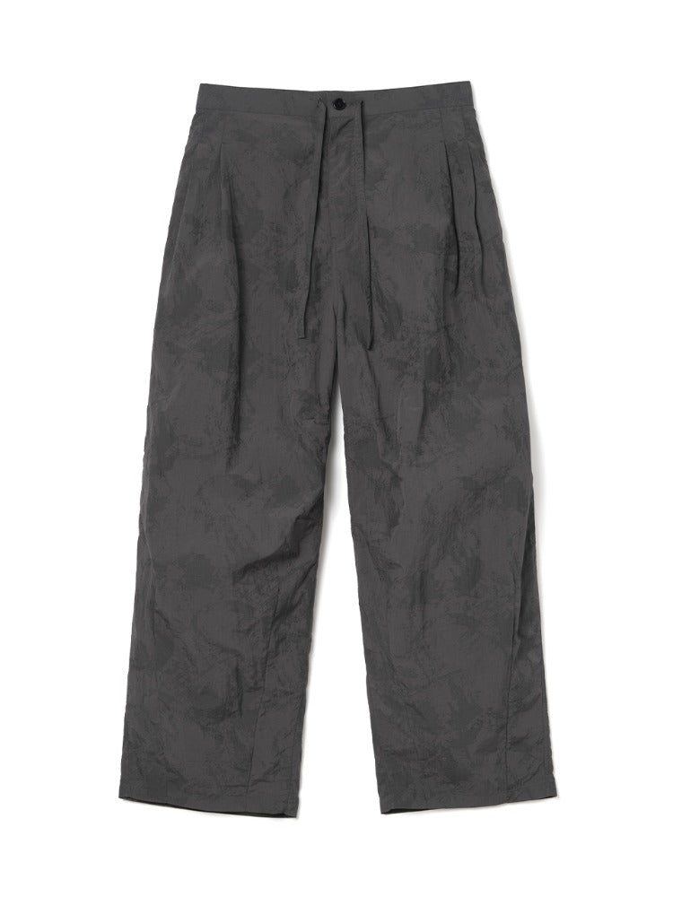 Pore Print Silhouette Pants [Black]