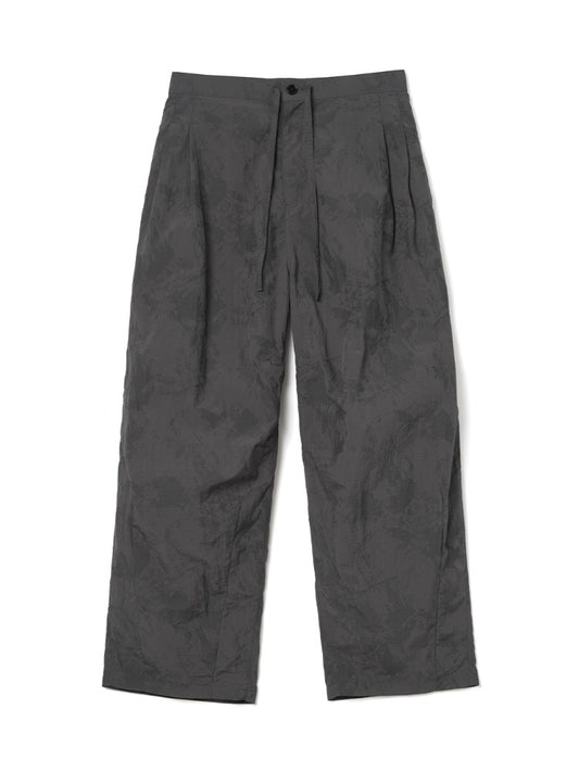 Pore Print Silhouette Pants [Black]