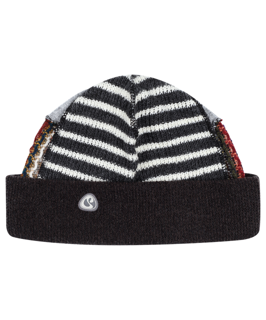 PATCHWORK BEANIE BROWN