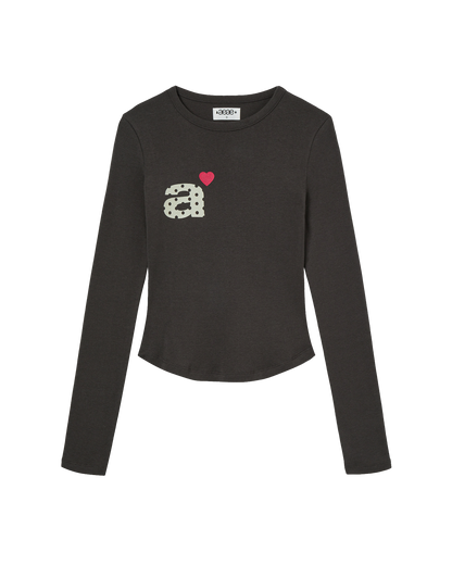 DOT SMALL LETTER L/S [DARK BROWN]