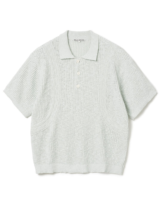 Abundant Type Knit [Mint Gray]
