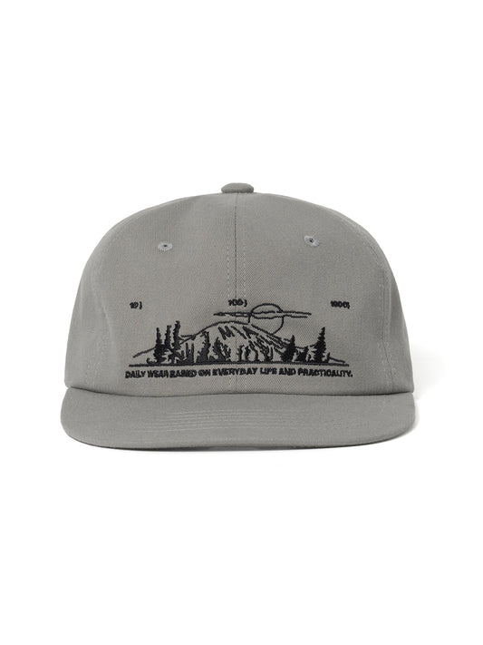 Scenary Embroidery Flat Cap [Cement Gray]