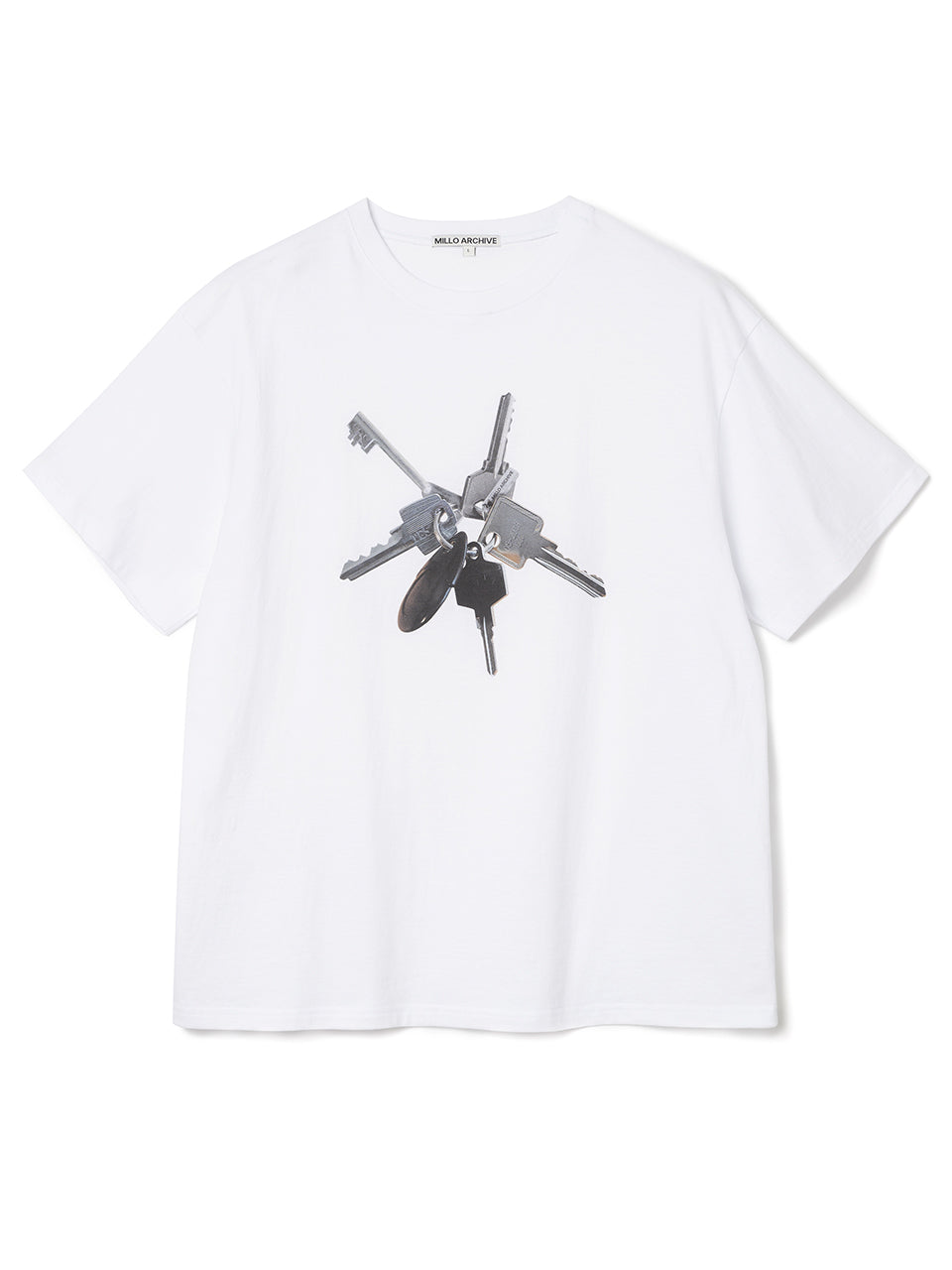 Bold Key T-Shirts [White]