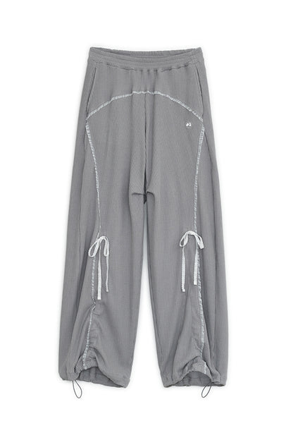 Lace jogger pants (Gray)