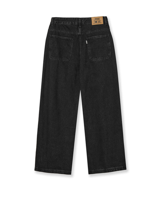 DENIM WORK PANTS [BLACK]