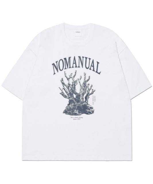 METAL CORAL REEF T-SHIRT-WHITE