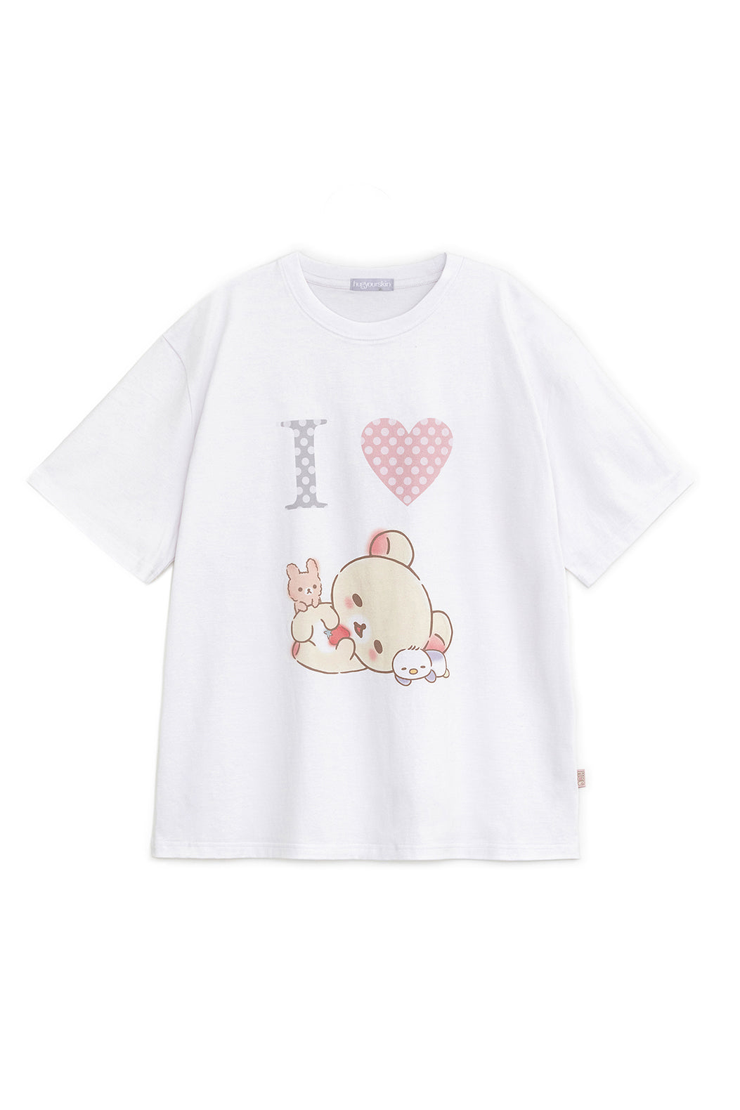 Tシャツ・カットソー HUG YOUR SKIN Relax stripe Korilakkuma tee 5BJH1492 hugyourskin – Tott