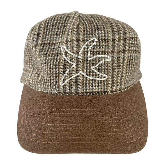 TCM knit logo cap (brown)