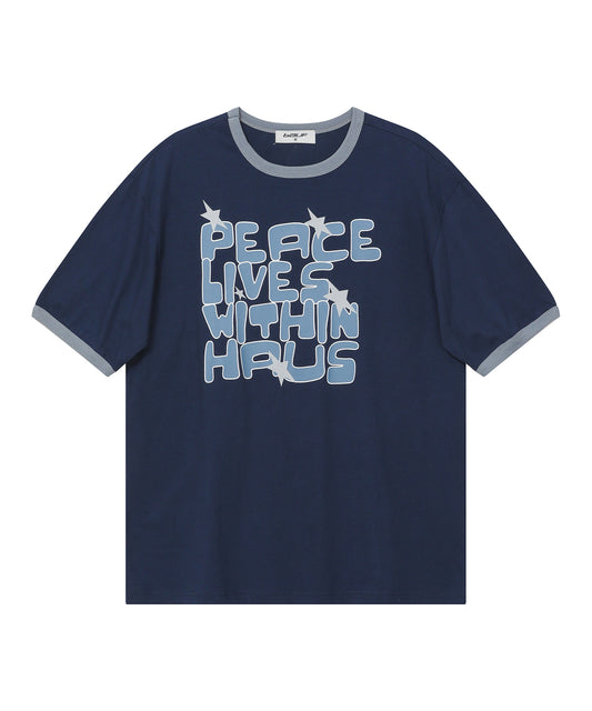 Piece Ringer T-shirt [Navy]