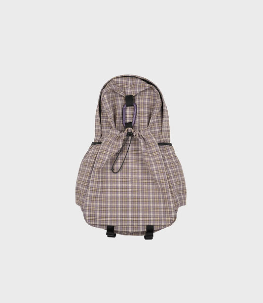 mmo backpack cotton check 3layer/grape 