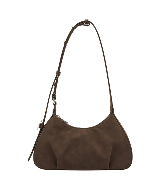 ATTE BAG SUEDE  / Dark brown