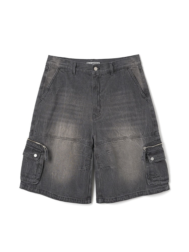 Hardtack Snap Bermuda Pants [Washed Black]