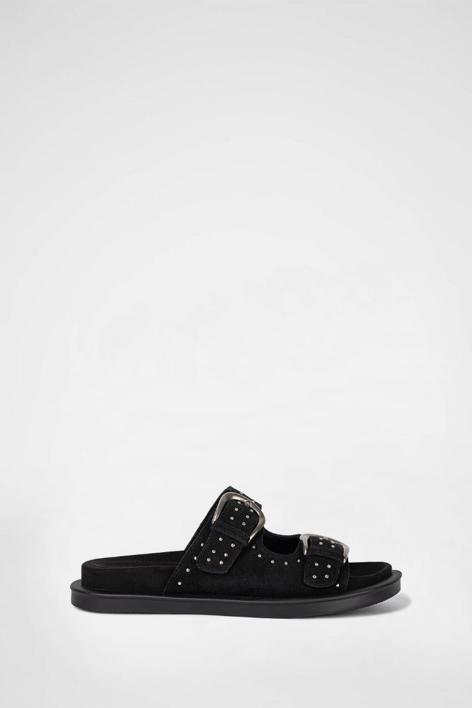 DUOLY BUCKLE SLIDE / BLACK