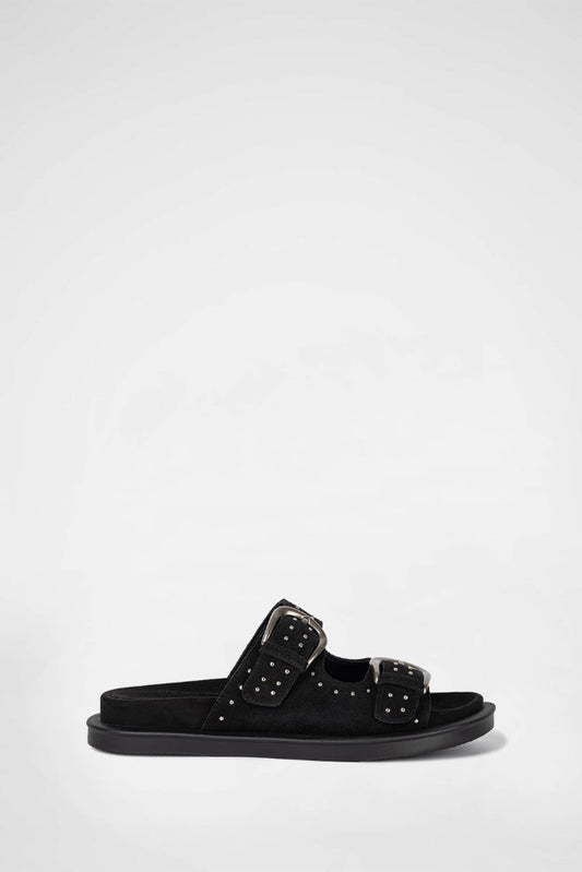 DUOLY BUCKLE SLIDE / BLACK