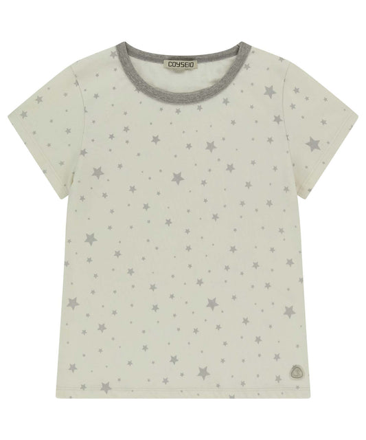 MILKY STAR T-SHIRT IVORY