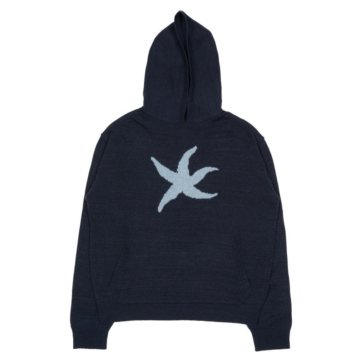 TCM starfish logo knit hoodie (navy)