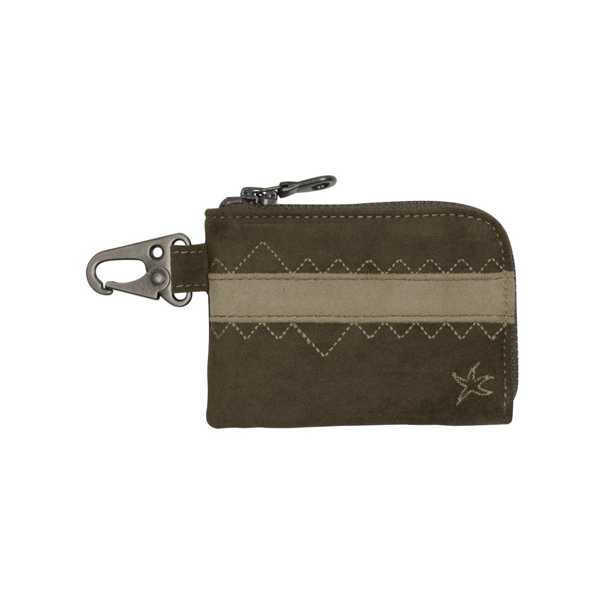 TCM starfish zigzag card wallet (khaki)