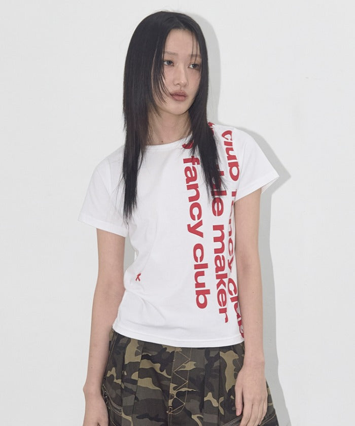 BAYWATCH CROP TEE (WHITE)
