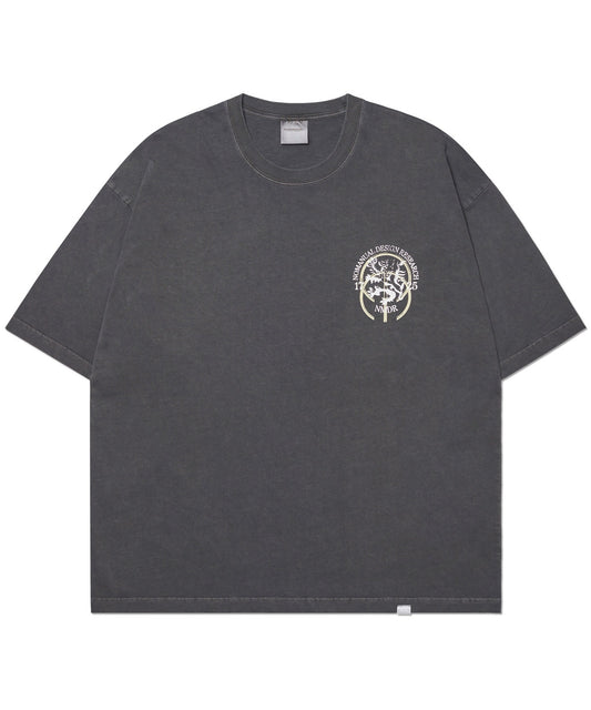 NM HERALDRY T-SHIRT - WARM CHARCOAL