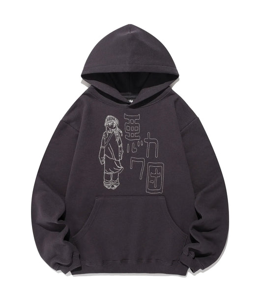 WARUKAWADAN HOODIE / DARK PURPLE