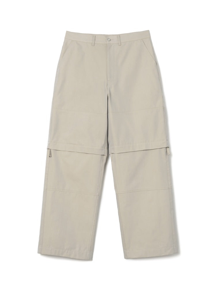 Double Layered Detail Pants [Ecru]