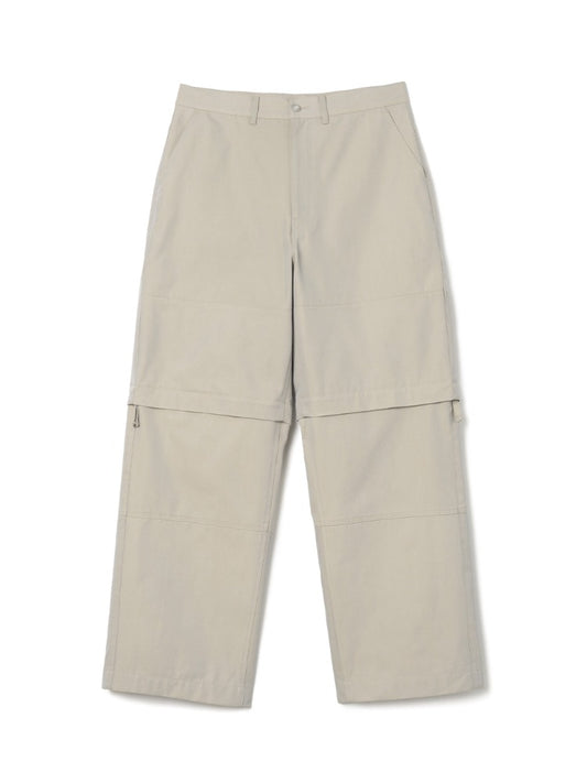 Double Layered Detail Pants [Ecru]