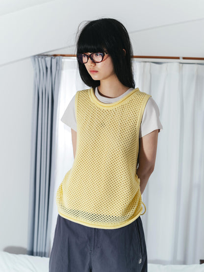 SCASI SLEEVELESS KNIT / 2 Color