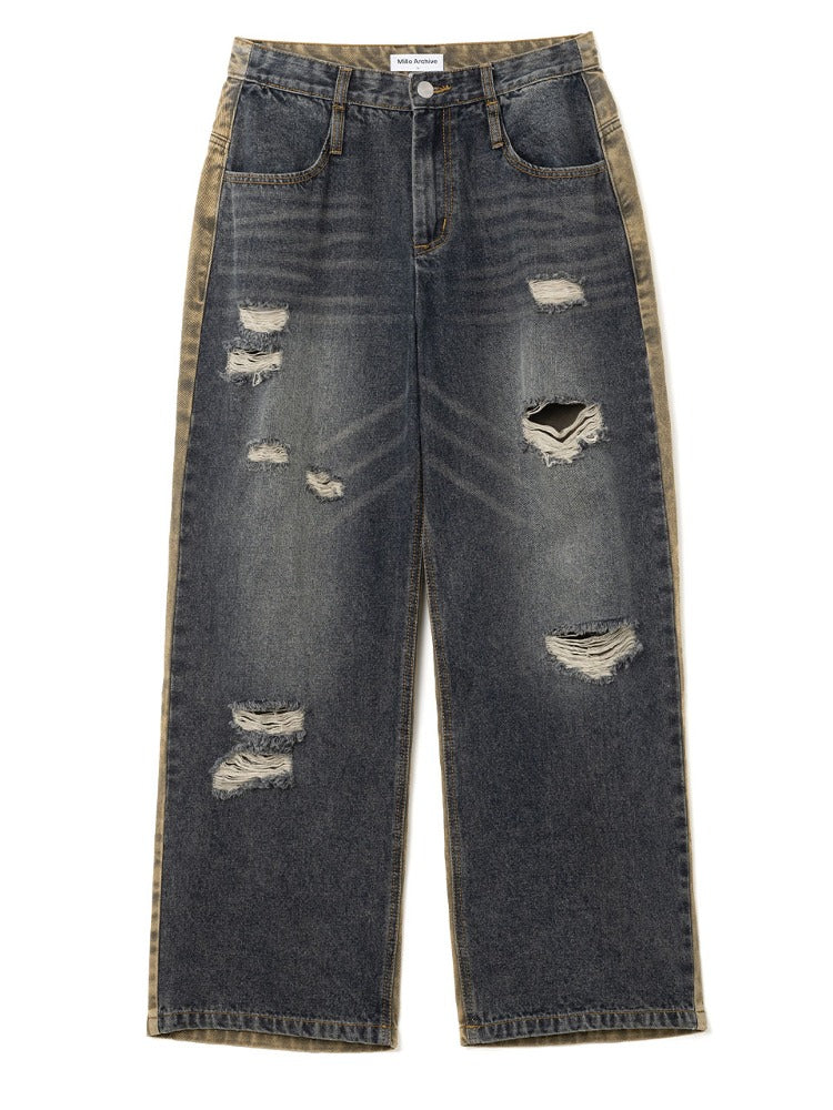Complete Damage Pants [Washed Black]