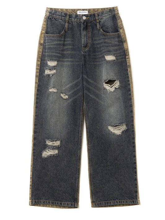 Complete Damage Pants [Washed Black]