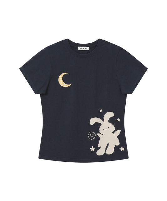 Moon Levit Slim Fit T-shirt [Navy]