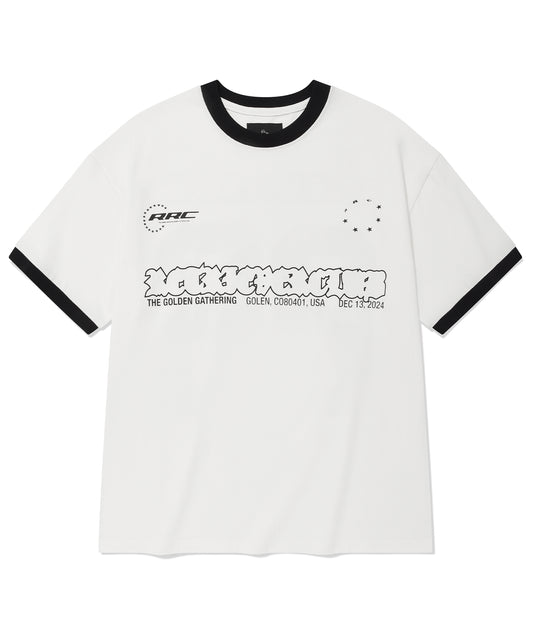 BACK NUMBER RINGER TEE [OFF WHITE]