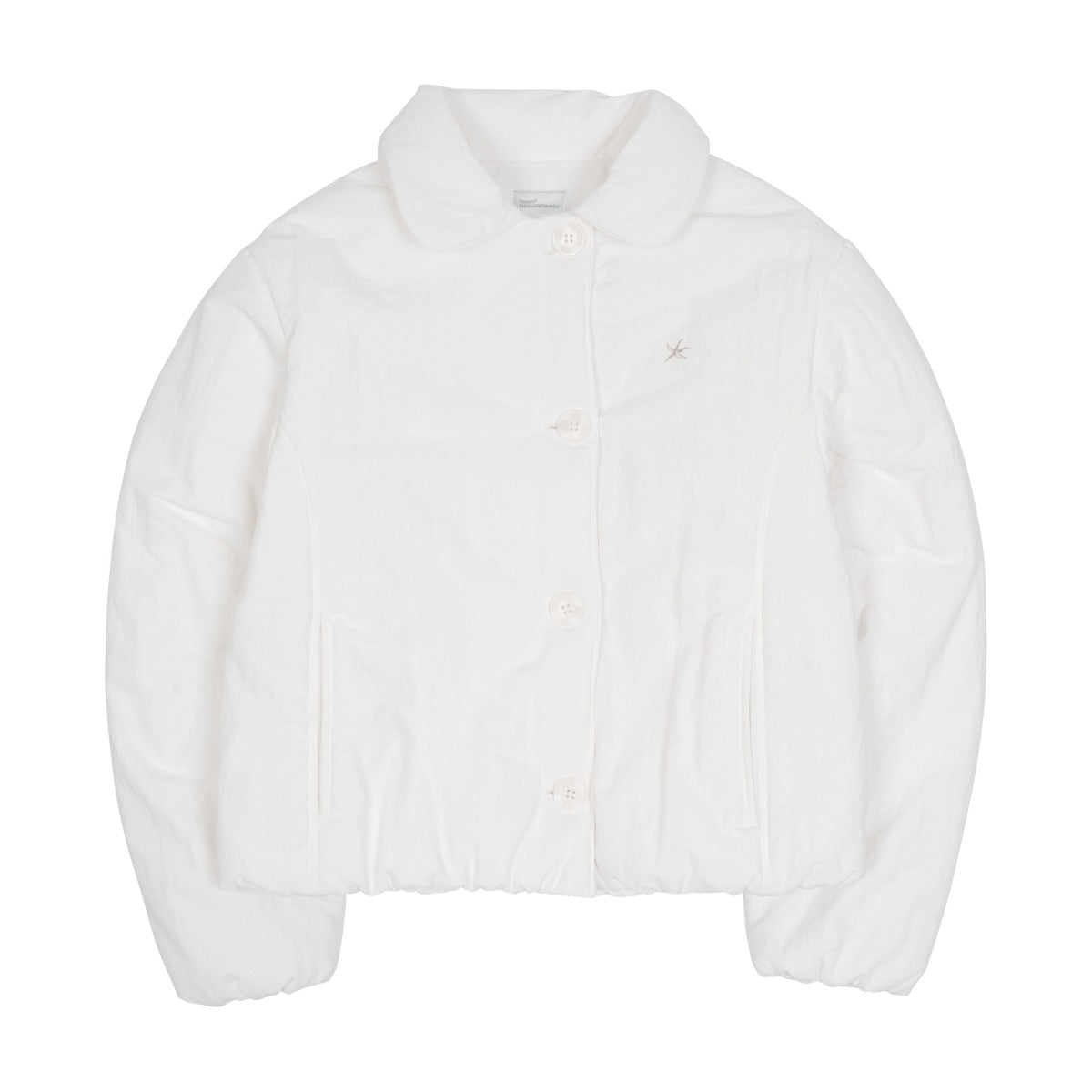 (w) TCM round collar padding (white)