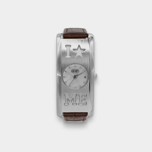 Only Grumpy) Star Me Leather Watch