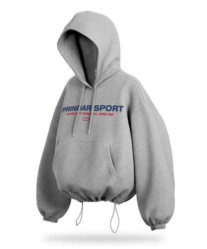 Sports String Overfit Two-Way Hooded Zip-Up / 2 Color
