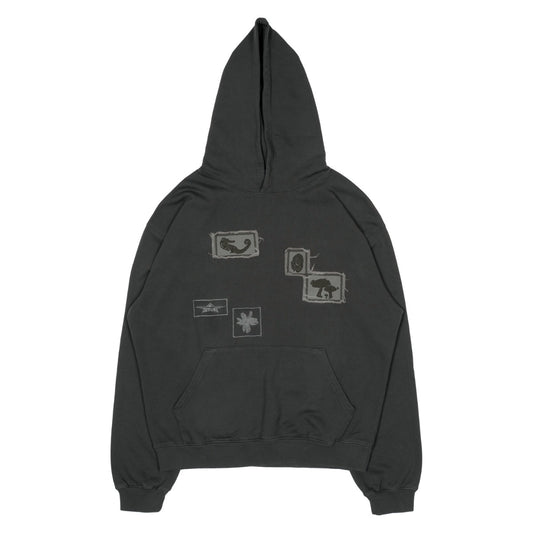 TCM fossil hoodie (charcoal)