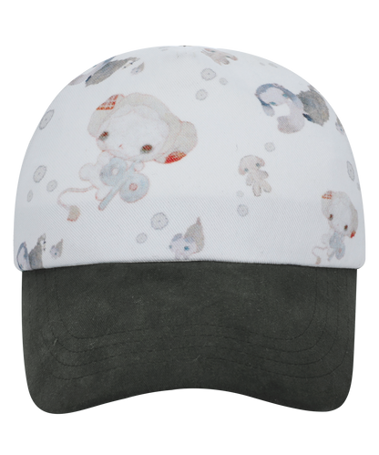 TINY WHIRL MESH CAP CHARCOAL