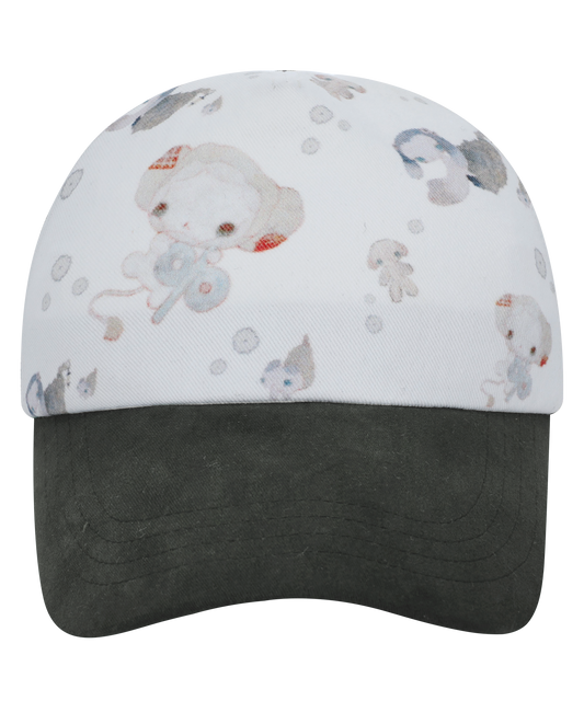 TINY WHIRL MESH CAP CHARCOAL