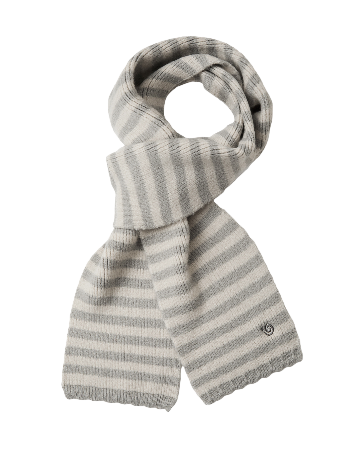 STRIPE SYMBOL MUFFLER [LIGHT GREY]
