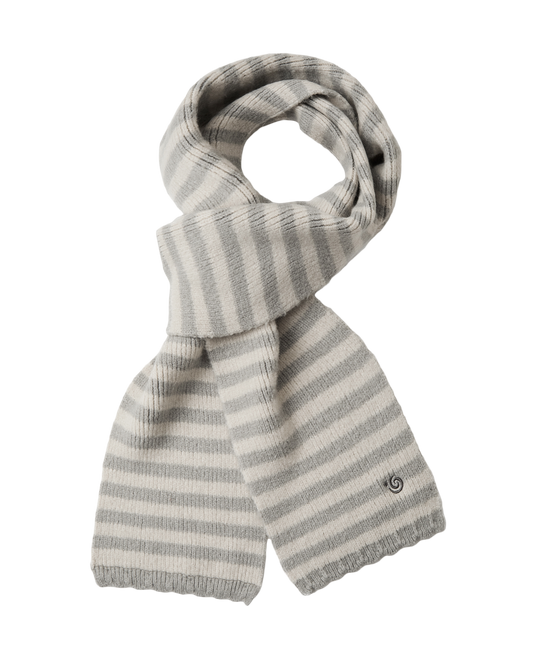 STRIPE SYMBOL MUFFLER [LIGHT GREY]