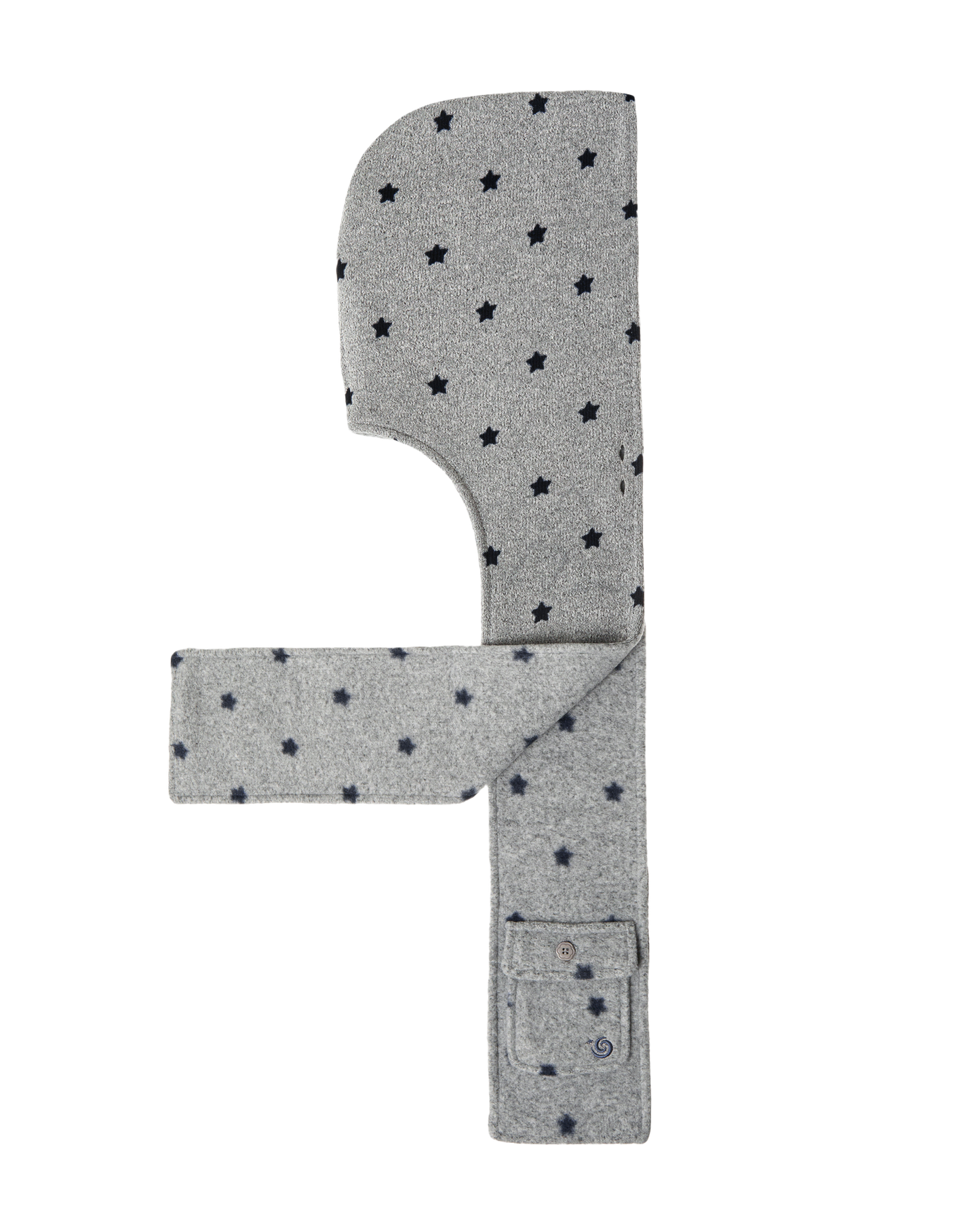 POCKET HOOD MUFFLER [STAR GREY]
