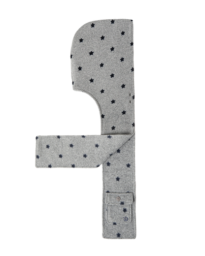 POCKET HOOD MUFFLER [STAR GREY]