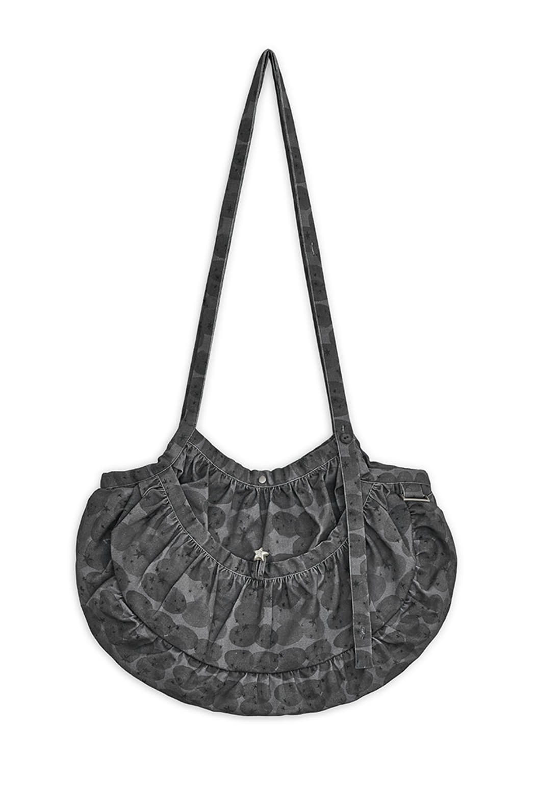 Stardust printed cross bag (Charcoal)