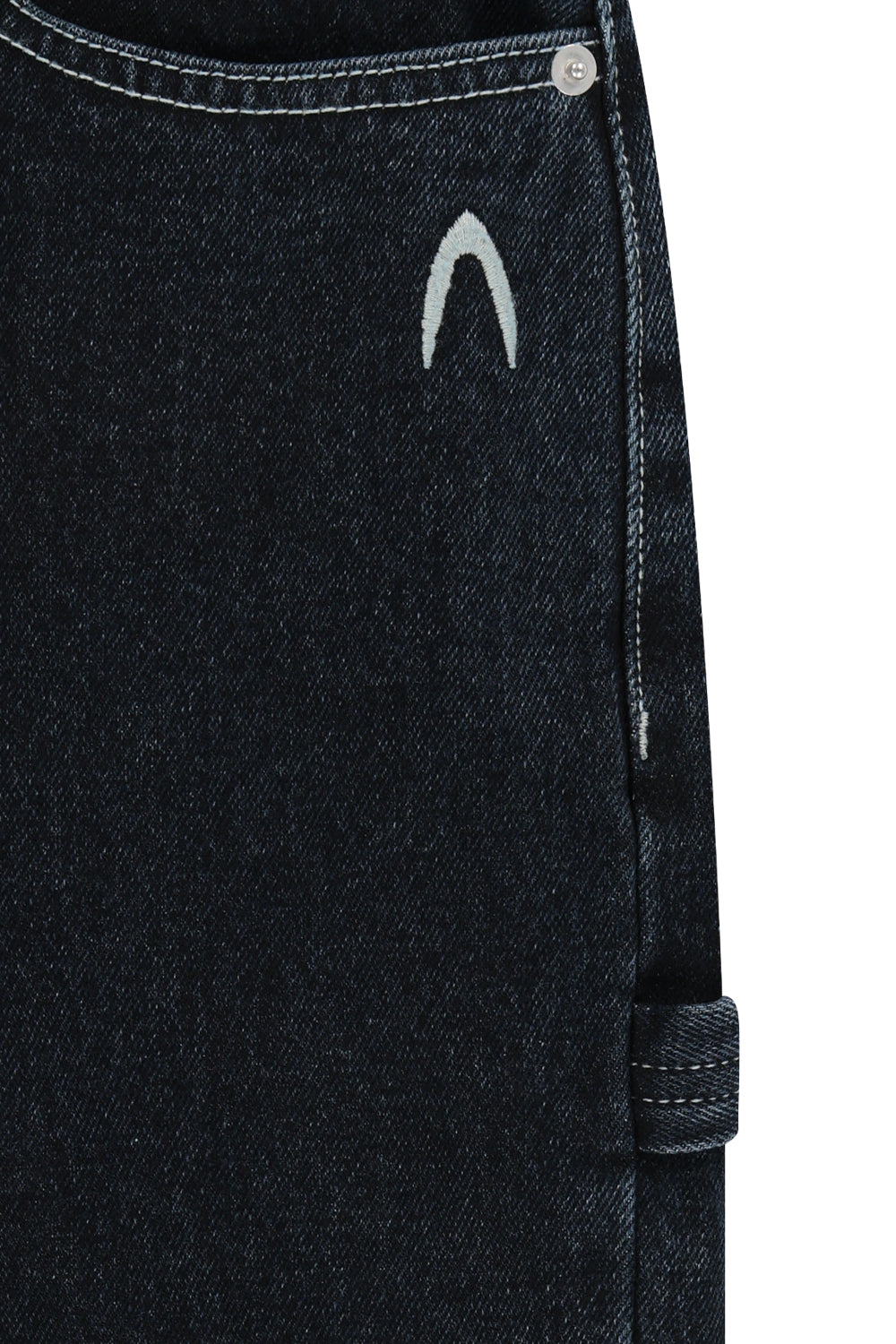 Needlework Carpenter Denim Pants (Blue)