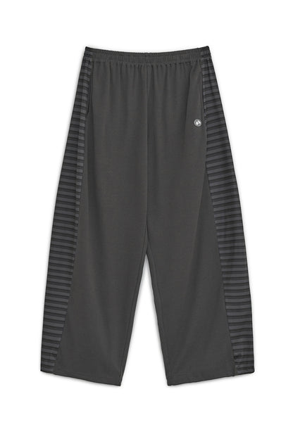 Stripe Korilakkuma jogger pants (Charcoal)