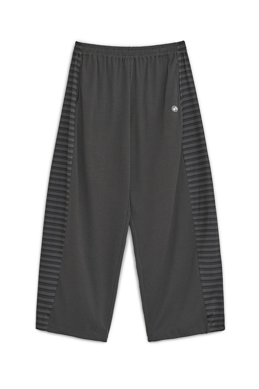 Stripe Korilakkuma jogger pants (Charcoal)