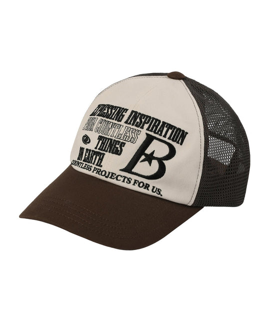 BLOGO Mesh Ball Cap [Brown]