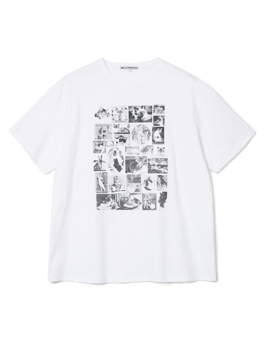 Custom Frame Cat T-Shirts [White]